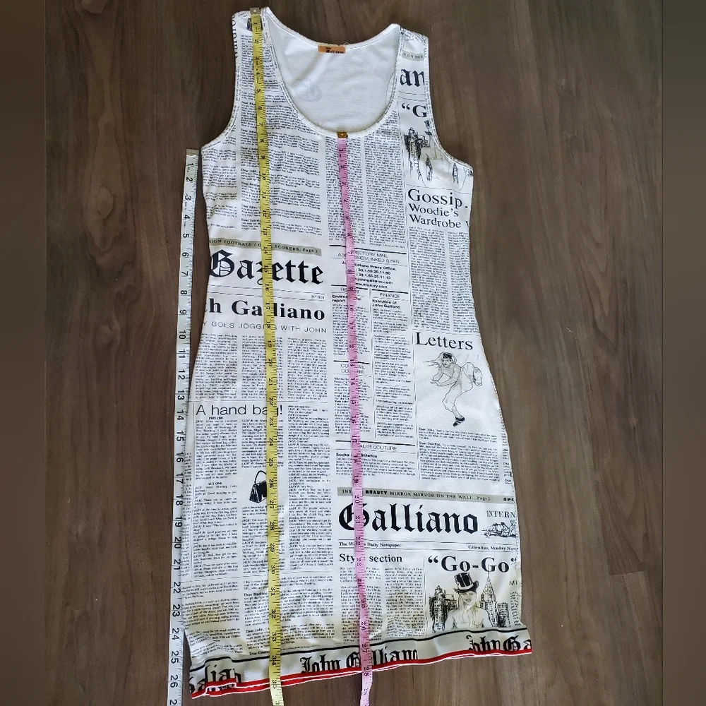 GALLIANO Racerback Dress - Picture 10 of 14